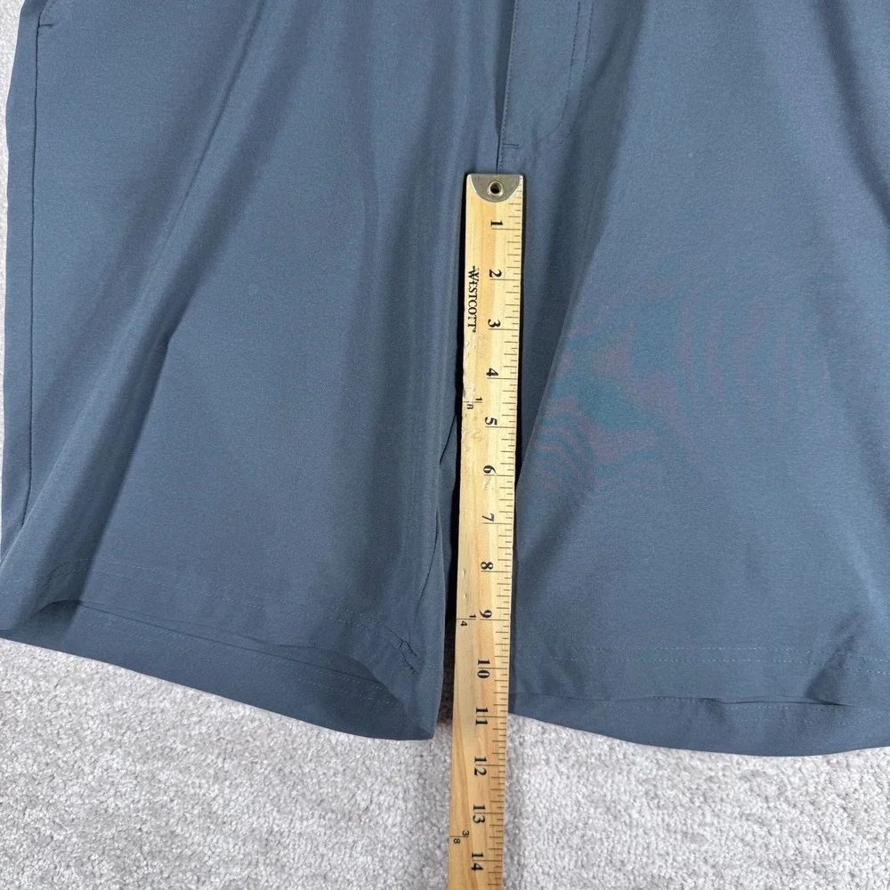 Ben Hogan Mens Performance Golf Shorts Slate Blue Stretch Size‎ 36 Flat Front